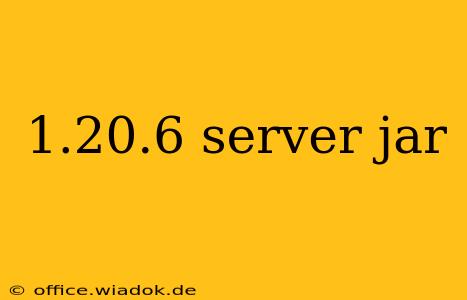 1.20.6 server jar