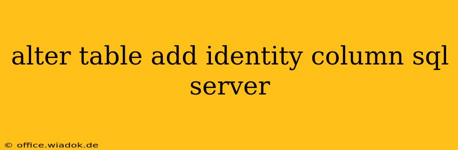 alter table add identity column sql server