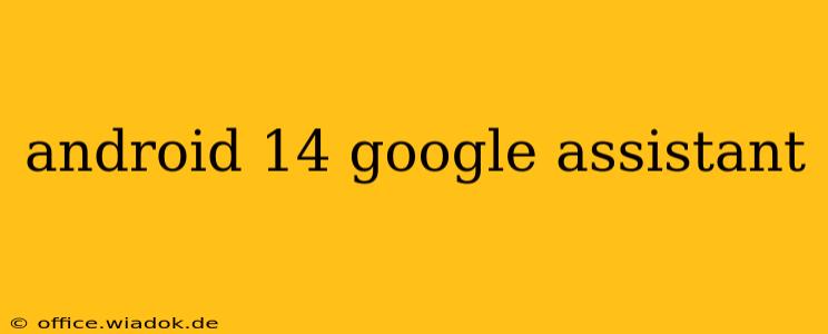 android 14 google assistant