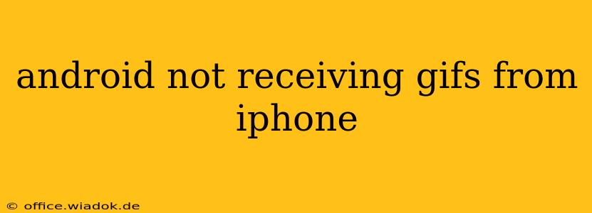 android not receiving gifs from iphone