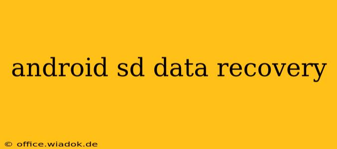 android sd data recovery