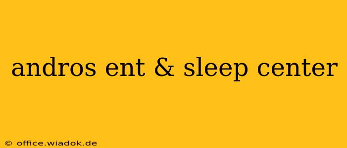 andros ent & sleep center