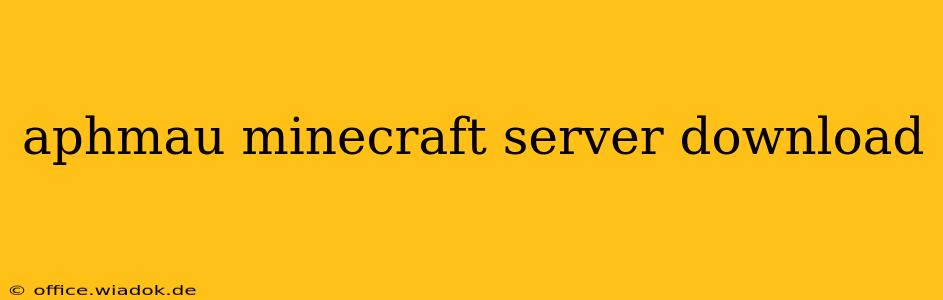 aphmau minecraft server download