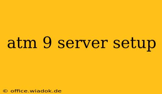 atm 9 server setup