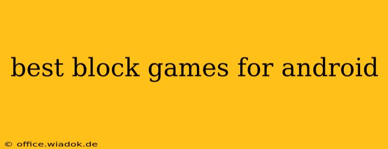 best block games for android