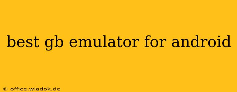 best gb emulator for android