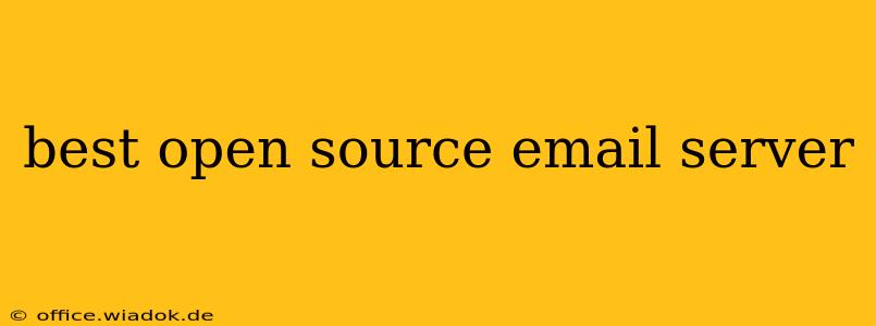 best open source email server