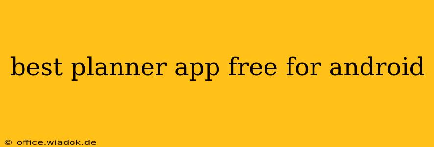 best planner app free for android