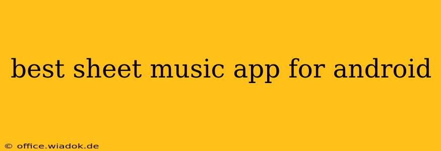 best sheet music app for android