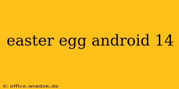 easter egg android 14