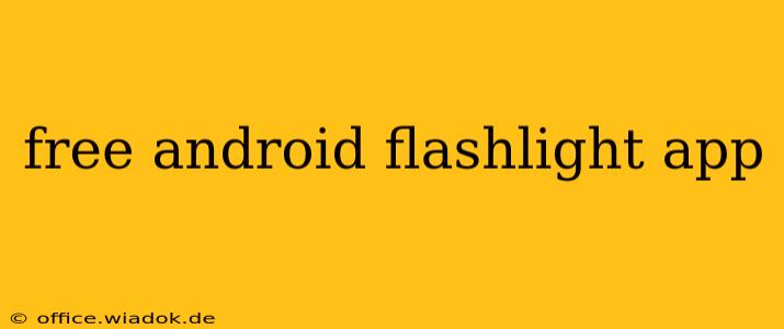 free android flashlight app