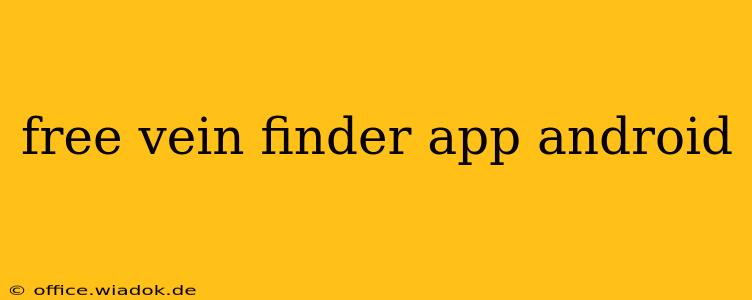 free vein finder app android