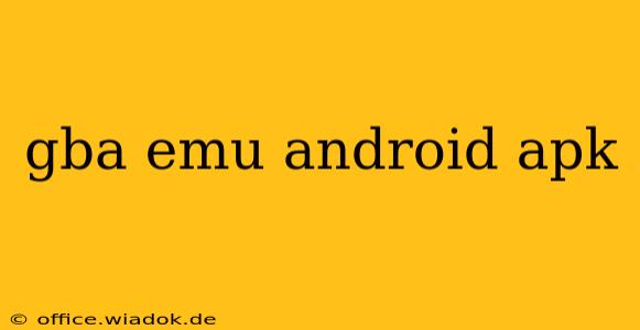 gba emu android apk