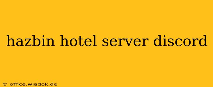 hazbin hotel server discord