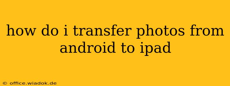 how do i transfer photos from android to ipad