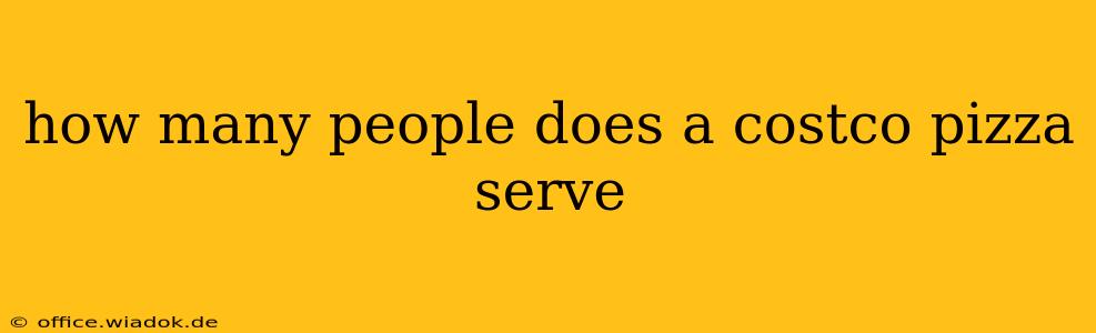 how many people does a costco pizza serve