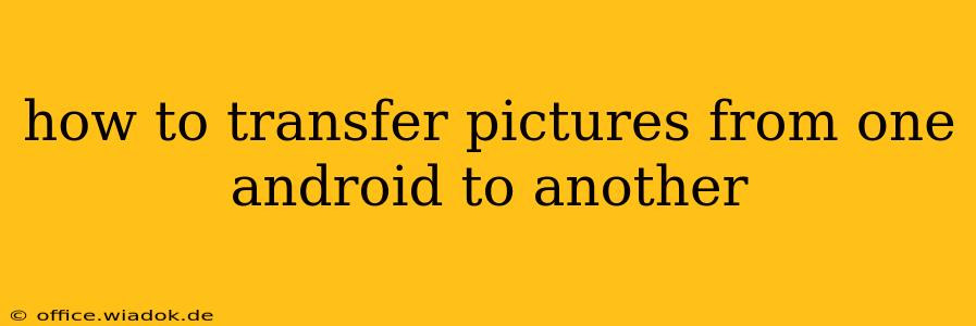 how to transfer pictures from one android to another