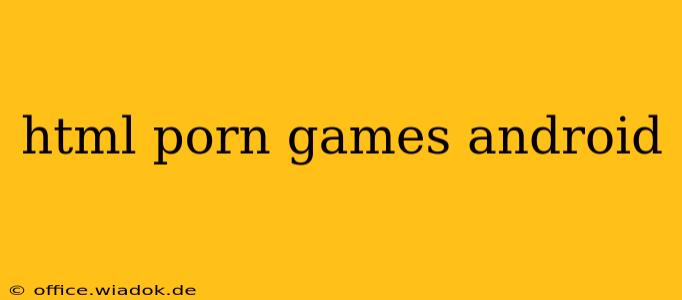 html porn games android