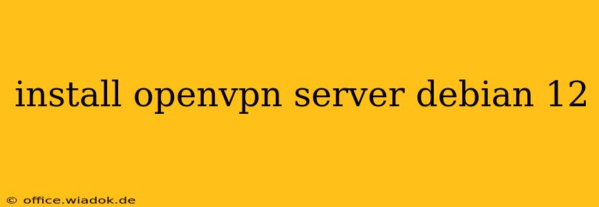 install openvpn server debian 12