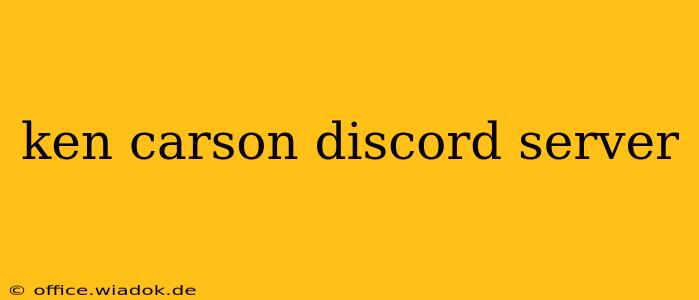 ken carson discord server