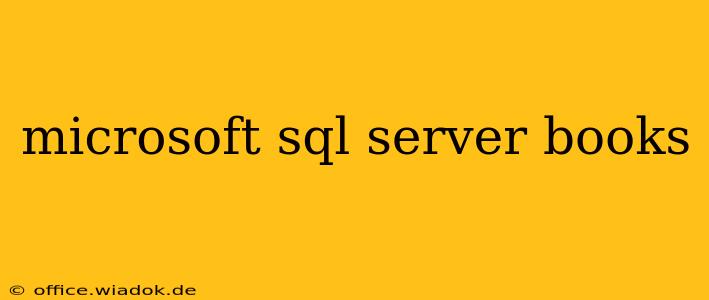 microsoft sql server books