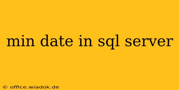 min date in sql server