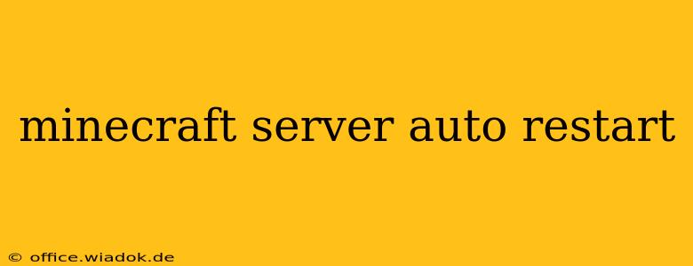 minecraft server auto restart