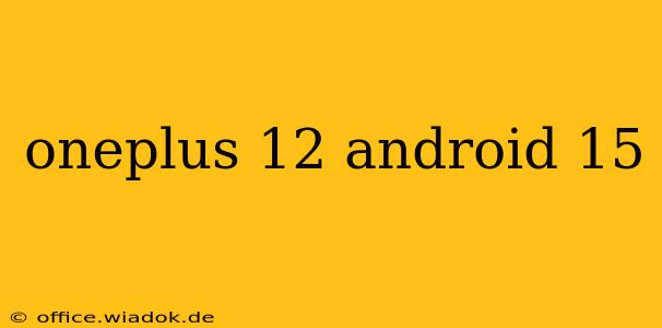 oneplus 12 android 15