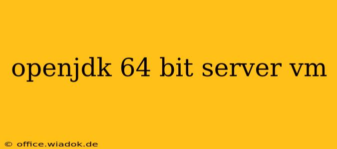 openjdk 64 bit server vm