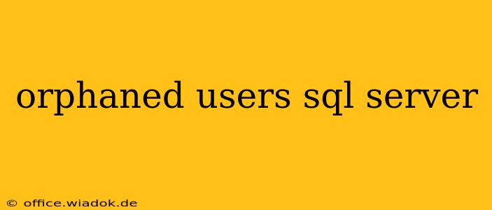 orphaned users sql server