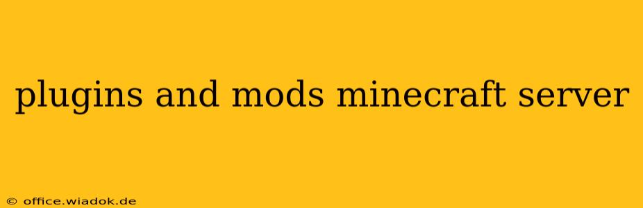 plugins and mods minecraft server