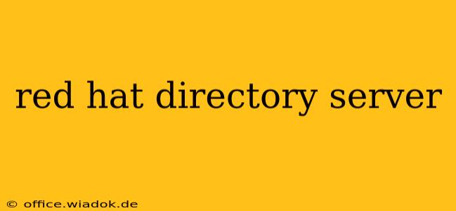 red hat directory server