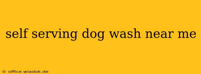 self serving dog wash near me