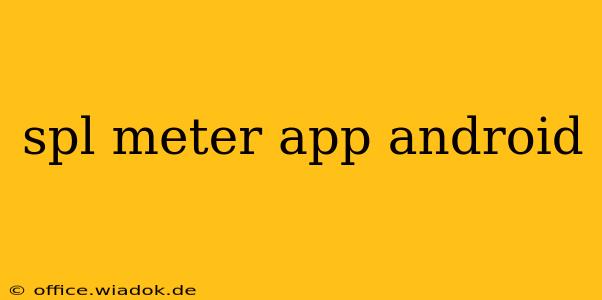 spl meter app android