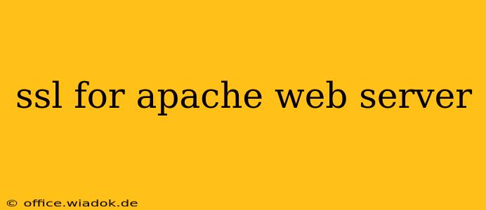 ssl for apache web server