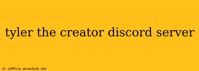 tyler the creator discord server