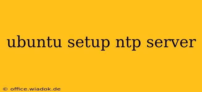 ubuntu setup ntp server