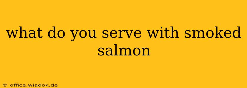 what do you serve with smoked salmon