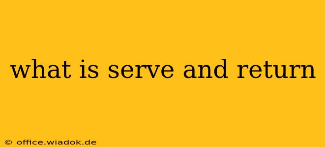 what is serve and return